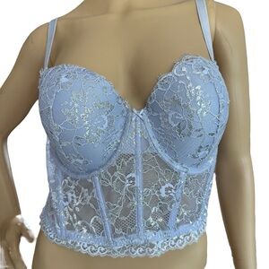 Victoria's Secret Light Purple Lace Bra with Underwire Support NWT 38D